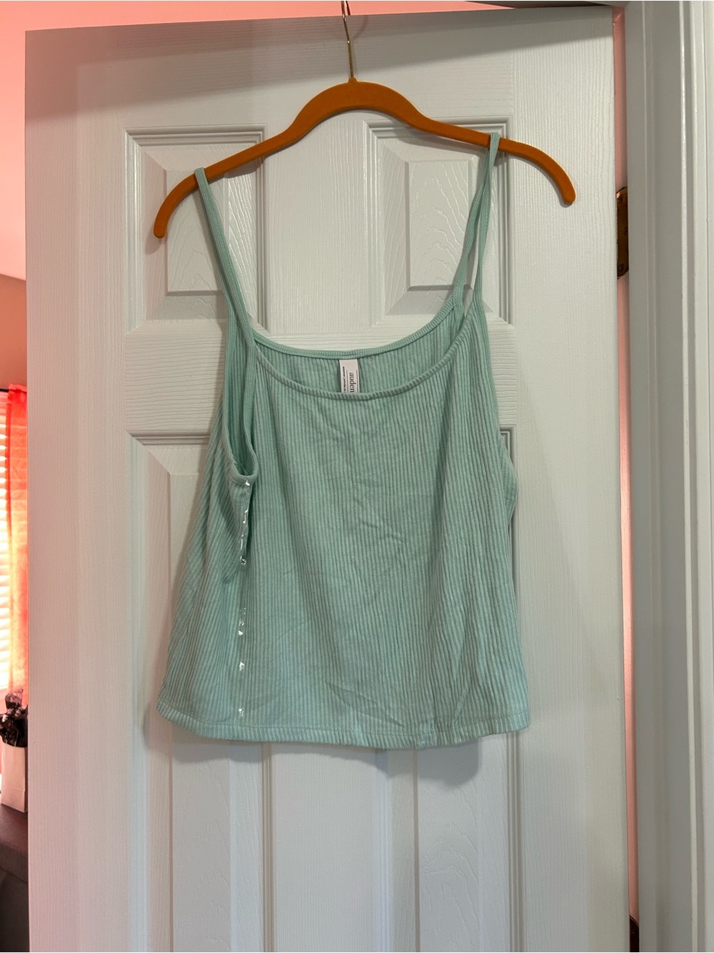 Auden XL Ribbed Spaghetti Strap Tank Top NWT